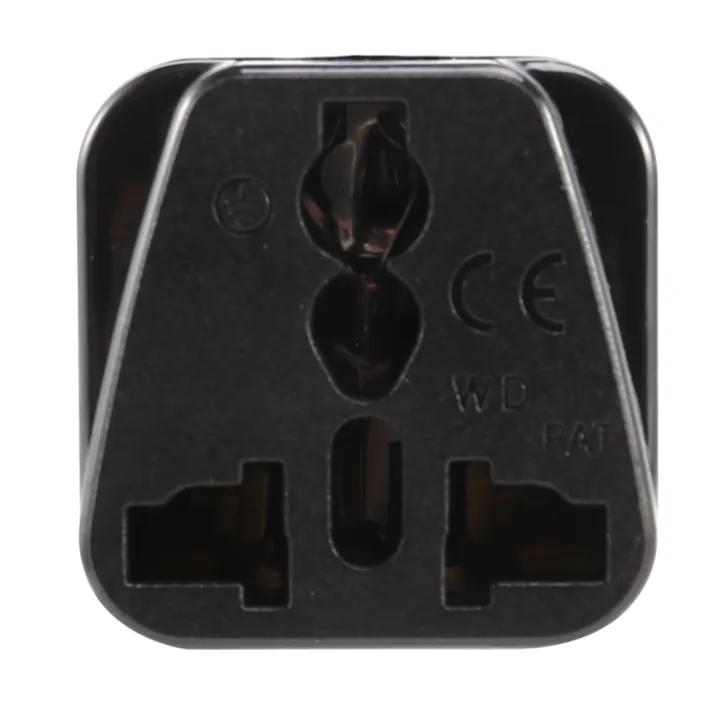 IEC%20320%20C14%20to%20universal%20Female%20Power%20Adapter%20AC%20Power%20Plug%20Connector,%20Black%20-%20Image%202