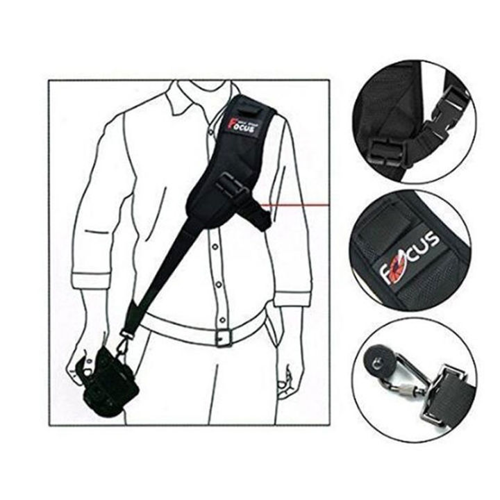 Focus Camera Strap Quick Release Rapid Neck Belt Pentax Olympus Photo Accessories