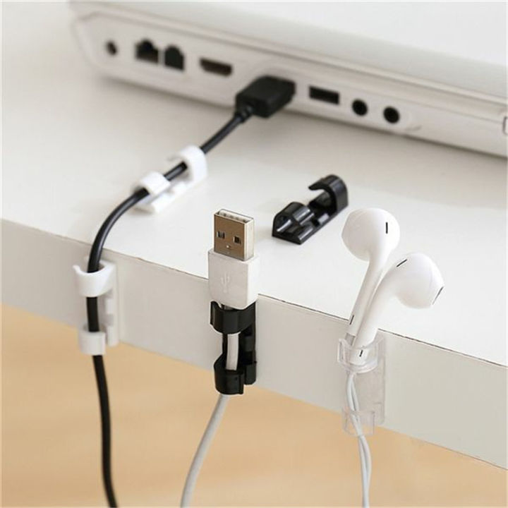 20Pcs%20Cable%20Organizer%20Clips%20Cable%20Management%20Desktop%20Workstation%20Wire%20Manager%20Cord%20Holder%20USB%20Charging%20Data%20Line%20Winder%20-%20Image%204