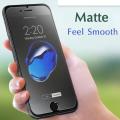 New Matte Tempered Glass Screen Protector for iPhone 6 Plus Matte Anti Fingerprint White. 