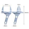 Universal Aluminum Wrench Adjustable Open End 6-68mm Wrench Pipeline Repair Tool. 