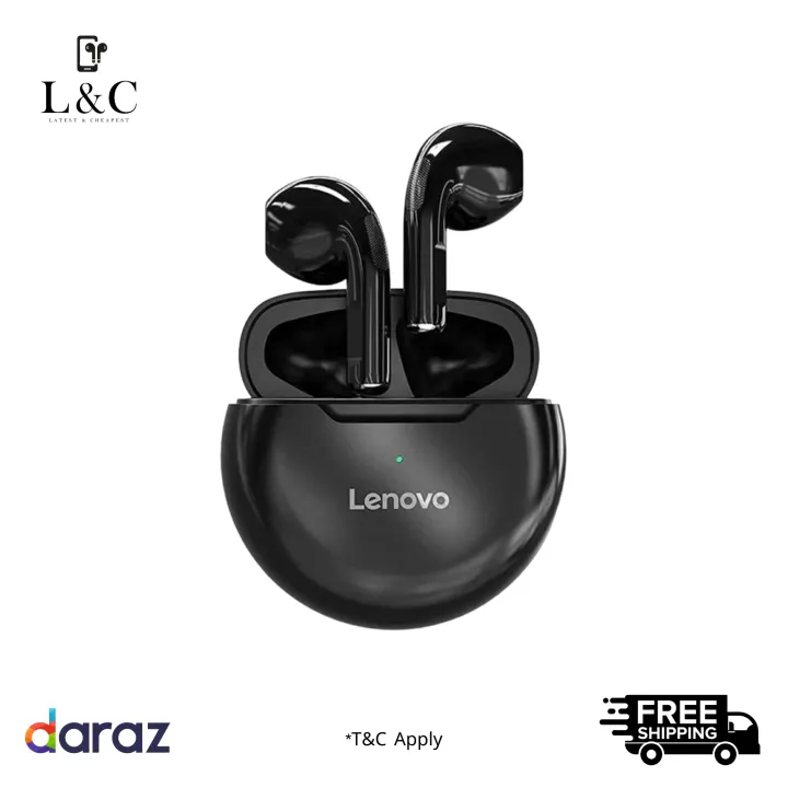 Lenovo HT38 TWS Earphone Wireless phone Bluetooth Headphones AI Control Mini Headset Dual Mic Noise Reduction HiFi Stereo Earbuds
