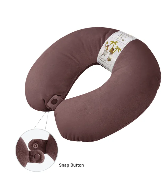 3Q%20Comfort%20Velvet%20U-Shaped%20Neck%20Pillow%20for%20Travel%20-%20Soft,%20Adjustable%20Neck%20Support%20Cushion%20for%20Car,%20Flight,%20Home%20-%20New%20-%20Image%204