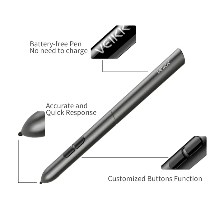 VEIKK%20S640%20Graphics%20Drawing%20ta-blet%206%20x%204%20Inch%20Active%20Area%208192%20Levels%20Pressure%20Art%20Graphics%20ta-blet%20with%20batt-ery-free%20Stylus%208%20Pen%20Nibs%20Compatible%20with%20Windows%20Mac%20OS%20Andr-oid%20for%20Painting%20Designing%20Online%20Teaching%20-%20Image%203