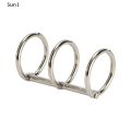 Sun1> 2pcs Metal 3 Rings Binder Notebook Hinged Rings Album Spiral Binder Rings Loose Leaf Circle Binding Clip Scrapbook Accessories well. 
