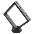 5/10pcs Display Box 3D Floating Frame Holder Stand Box Clear Jewelry Ring Coin Display Case Necklace Display Holder 7*7*2cm. 