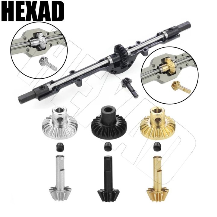 Wpl D12 Metal Upgrade Hard Steel Rear Axle Gear Shaft Driving Gear Set For B24 C14 C24 B36 Mn D90 Fj45 Mn99s Rc Car Spare Part