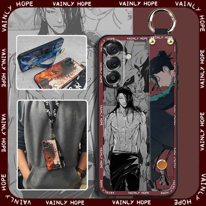 Cute%20Silicone%20Phone%20Case%20For%20Samsung%20Galaxy%20A37%205G/SM-A376U/B%20Lanyard%20Wrist%20Strap%20Anti-knock%20Fashion%20Design%20Durable%20Ring%20-%20Image%207