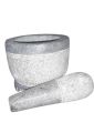 Wangediya Mortar and Pestle, 5. inch,, polished Granite, for Grinding Spice and Making Sauces. 