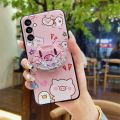Fashion Design Soft Case Phone Case For Samsung Galaxy S23FE/SM-S7110 Simplicity cute TPU Glitter Kickstand Cartoon. 