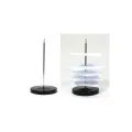 Paper Spear - Paper Note Holder, Metal Paper Clip, Document Spike, Stainless Steel Bill Holder with Spike Nail for Invoice Receipt Note Paper Counter Desktop, Tickets, Receipts (DL0520) by ZinZen. 