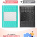 MengshanLuxury bubble wrap 100Pcs Bubble Buffer Anti-fall Protection Balloon Waterproof Black Plastic Pe Packaging Bag Courier Package Envelope Poly Mailer. 