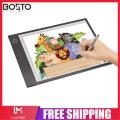 A4/A5 LED Light Pad Tracer 3mm Ultra-Thin Drawing Board Copyboard Stepless Dimming USB Powered with Scales for Artist Animation Designing Sketching Calligraphy Diamond Painting Supplies. 