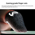BlueWow Mimo Customized 24 Nylon Knitted Gaming Finger Cots Super Sensitive And A Must-Have For Silky Smooth Feel Suitable For PUBG Mobile Game Touch Screen. 