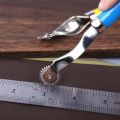 1-2Pcs Tracing Wheel Sewing Tool Sets Leather Sewing Stitch Roulette Marker Practical Wood Handle Wheel Tool for Leathercraft. 