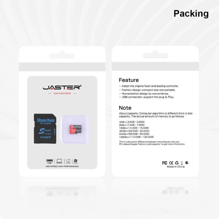 SHANDIAN%20Red%20TF%20Smart%20SD%20Car%20CD%20Player%20Memory%20Capacity%20Expansion%208GB%2016GB%2032GB%2064GB%20128GB%20Free%20Gift%20Comes%20with%20SD%20Card%20Adapter%20-%20Image%205