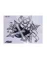 Body Tattoo Stickers  - Black. 