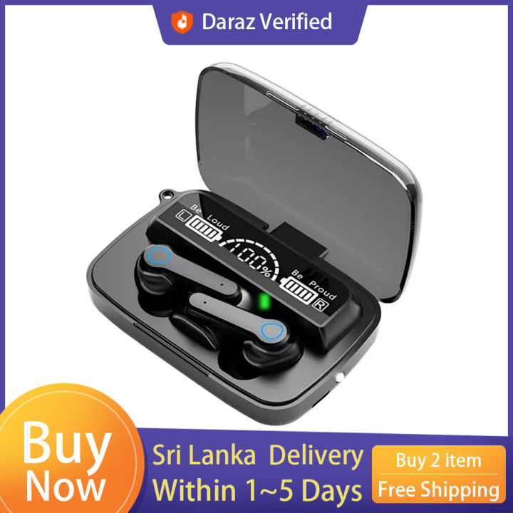 M19%20Earbuds%20TWS%20Earphone%20Intelligent%20Touch%20Control%20Wireless%20Bluetooth%205.1%20Headphones%20Waterproof%20LED%20Display%20With%20Microphone%20-%20Image%202