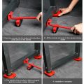 Moving Helpers Tool, Furniture Lifter Heavy Roller Move Tool Set Moving Wheel Mover Sliders. 