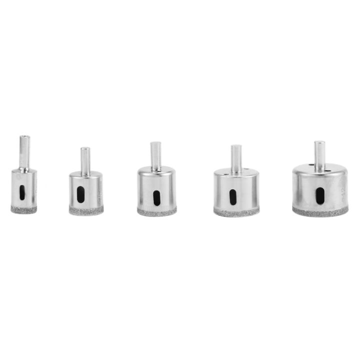 20-Piece 5mm Diamond Hole Saw Drill Bit Set – For Glass, Marble, Tile, Ceramic