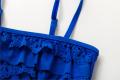 Girls Two-pieces Swimsuit Ruffle Style Girls Swimwear Hollow Kids 5-14years Girls Swimsuits 9031. 