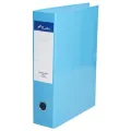 Panther Box File 75mm Laminated F4 - Light Blue. 