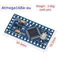 Pro mini Atmega328P Pro Mini 328 Mini ATMEGA328 3.3V 8MHz 5V 16Mhz Ch340g CP2102 FT232RL driver for Arduino Compatible Nano. 