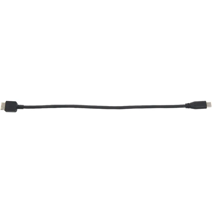Cro Cable USB-C to cro-USB, USB 3.0 Type C to cro-B (cro-USB) Cable in Black 25cm ...