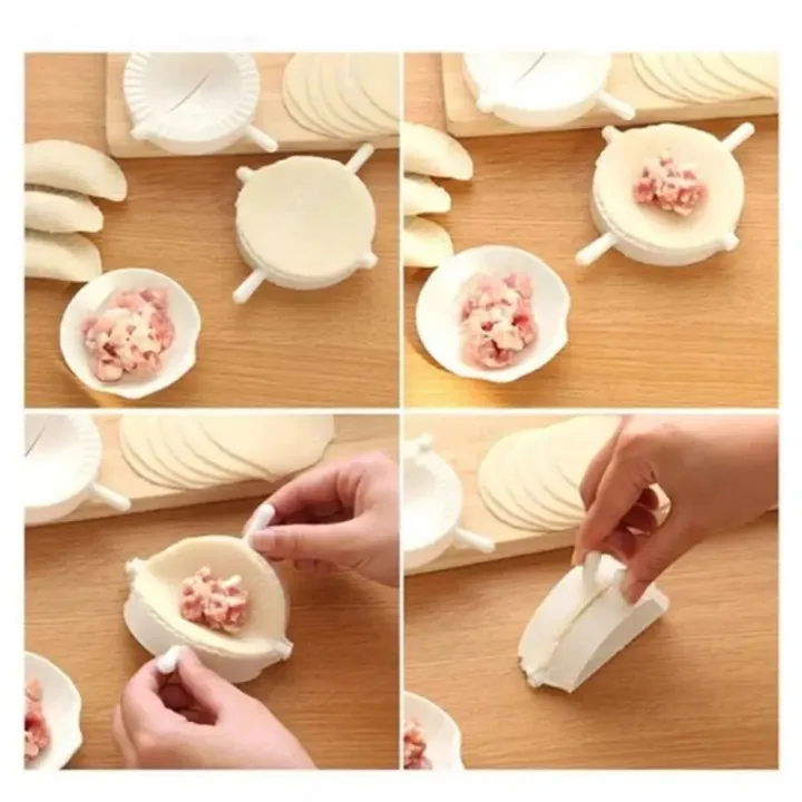 3Pcs%207CM/8CM/10CM%20Kitchen%20Dumpling%20Molds%20Plastic%20Dough%20Press%20Dumpling%20Pie%20Ravioli%20Mould%20Chinese%20Food%20Jiaozi%20Cooking%20Pastry%20Maker%20-%20Image%205
