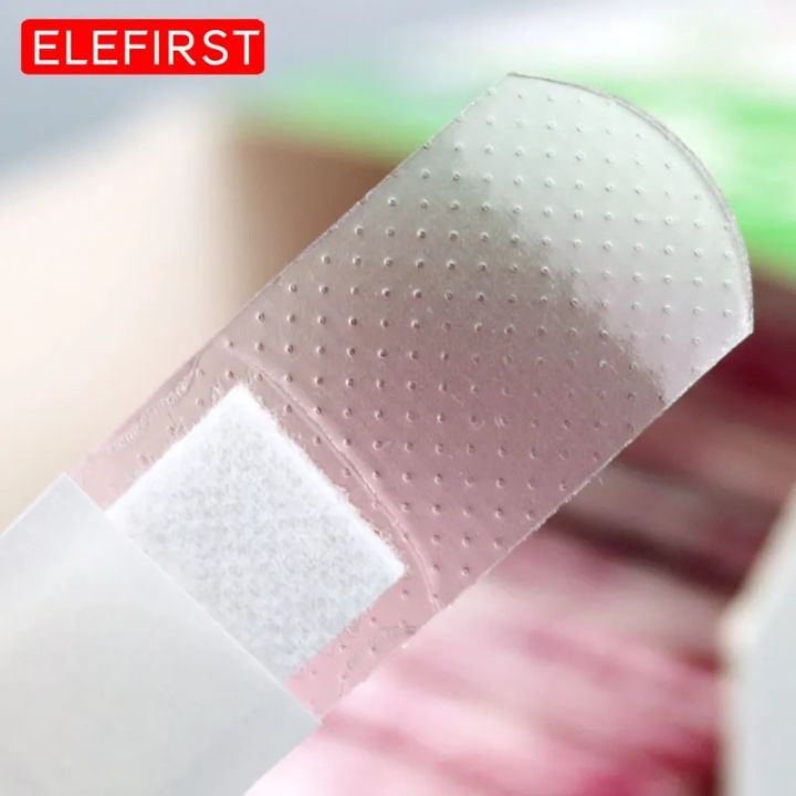 plasters medical 100Pcs/Pack Transparent Wound Adhesive Plaster Medical Anti-Bacteria Band Aid Bandages Sticker Home Travel First Aid KitFirst Aid Kits