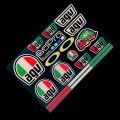 3M Reflective AGV Logo Car Motorcycle Whole SET Sticker Decals for HNJ helmet. 