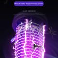 Mosquito Killer Lamp Portable USB Rechargeable Electric Fly Trap Zapper Insect Killer Repellent Outdoor Mute Anti Mosquito Lamp. 