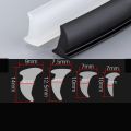 10meter/set Creative Silicone Aluminum Window Sealing Strip Slot Type Windproof Door and Window Sealing Pressure Strip Fixed Glass Gap Cold Resistant Glass Window Edge Sealing Strip Fill The Card Slot. 