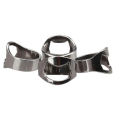 Stainless Steel Finger Corkscrew Bottle Opener Tool Versatile Ring-Shape Bottle Opener Bartender Tool. 