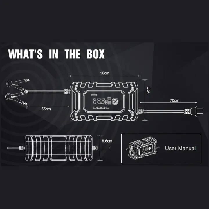 FOXSUR%20Motorcycle%20Battery%20Chargers%2012V6A%20Full%20Automatic%20mart%20Battery%20Chargers%20Maintainer%20-%20Image%207