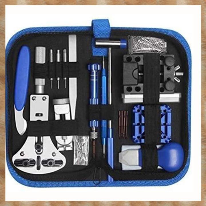 Kqueebee 185 PCS Watch Repair Tools Watch Battery Change Replacement Watch Back Opener Repair Kit, Spring Bar Tool Box Opener Kit