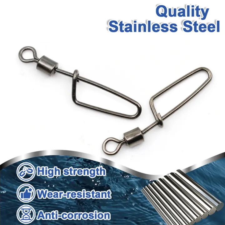 Coastlock%20Rolling%20Swivel%20Snap%20Clips%2025Pcs%20Stainless%20Steel%20Fishing%20Connector%20Quick%20Change%20Carabiner%20Terminal%204#%20-%20Image%205