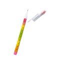 Non Sharpnering pencil with eraser Multi Color Brick Non-Sharpening Stack Pencil Set  BD-2 for Kids (Pack of - 4) (1 Pack - 4 Pencils). 