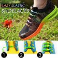 06 pcs Lazy Tying-Free Elastic Shoelaces, Laces Special No Tie Rubber, for Kids and Adults, Elastic Shoelaces for Sneakers (color). 