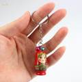 12x Wooden Stacking Dolls Pendant Russian Dolls Key Rings Russian Nesting Dolls Keychain for. 