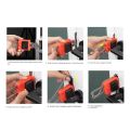 New Anti-theft Door Lock Alarm Adjustable Portable Door Stopper Security Supplies 120 dB Safety Home Latch Home. 