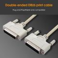 1.5/3/5m Practical Db25 25pain Male To Female M/m Parallel Lpt Cable Db25 To Db25 Cable For Printer Db 25 Parallel Cable. 