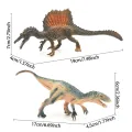 SF 2/4pcs Solid Dinosaur Model Set Kids Tyrannosaurus Triceratops Dino Toys Jurassic World Dinosaur Collection Gifts Children Dinosaur Cognition Models. 
