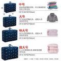 Collect Clothes Cotton Quilt Storage Bag Oxford Cloth Moving Packing Bag Clothes Organizer Bag Luggage Bag Large Capacity Mildew-Proof. 