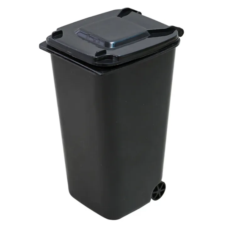 Mini Desktop Cat Litter Trash Small Tabletop Trashbox Desk Portable Trash Can