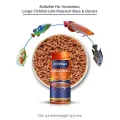 Growel Intan Arowana Sticks (Big 3.2x9.5mm Floating) | 110gm - Highly Nutritious Ornamental Fish Food for Arowanas, Large Cichlids like Peacock Bass & Oscars. 