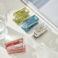 【HOT】 Mini Stapler Transparent Metal Stapler Set With 1000Pcs 24/6 Staples Binding Tools Cute Stationery School Office Supplies. 
