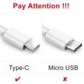 Fast Charging Adaptive 18W Phone Charger For Samsung Galaxy A21S A31 A41 A51 A71 A01 A11 Xiaomi OPPO Type-c USB Charging Cable. 