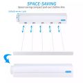 Retractable Clotheslines Clothes Hanger Rope Wall Mounted Hanger Drying Towel Rack Flexible Clothesline Bathroom Clothes Dryer. 