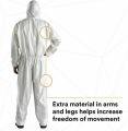 White PPE Safety Kit/Disposable Full Dress Personal Protective Equipment Kit. 